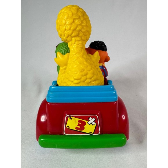 VINTAGE Sesame Street Illco Big Bird Wind-Up Toy Car - Picture 3 of 6